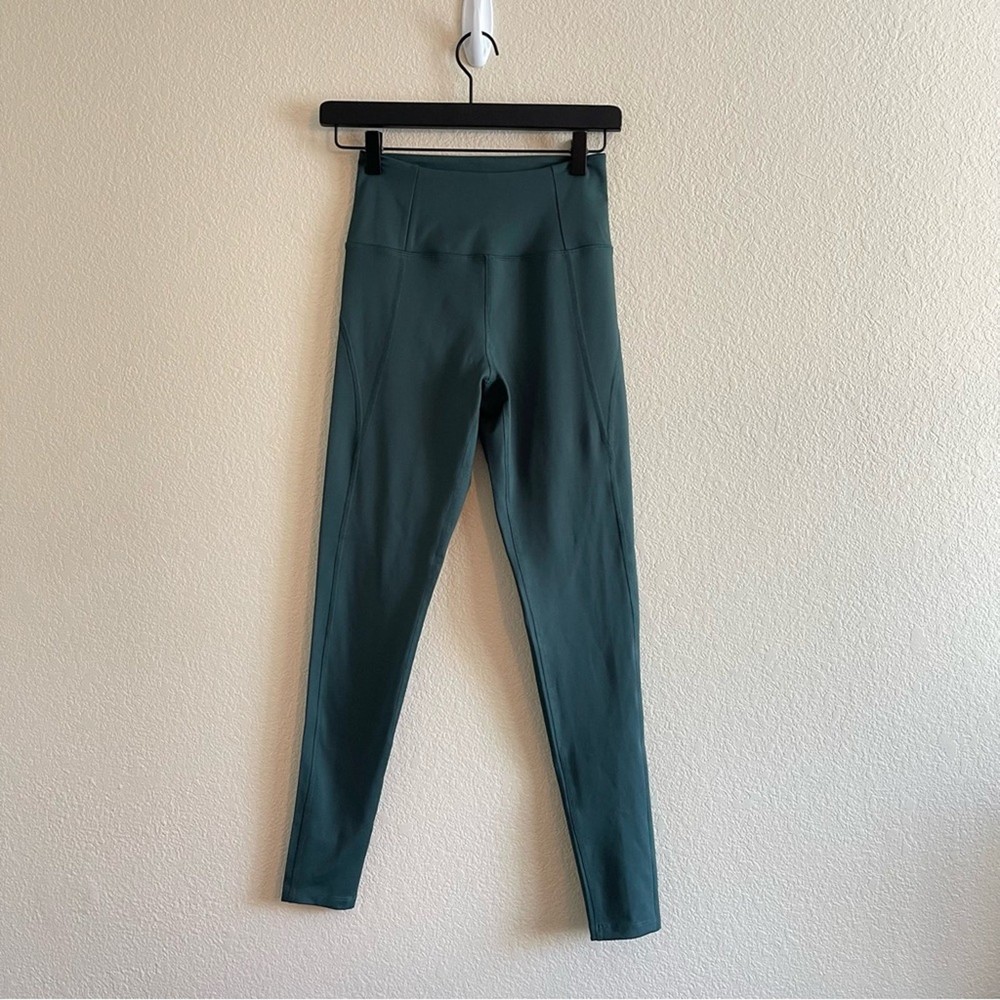 Girlfriend Collective Compressive High Rise Legging Green Moss Womens Size Small
