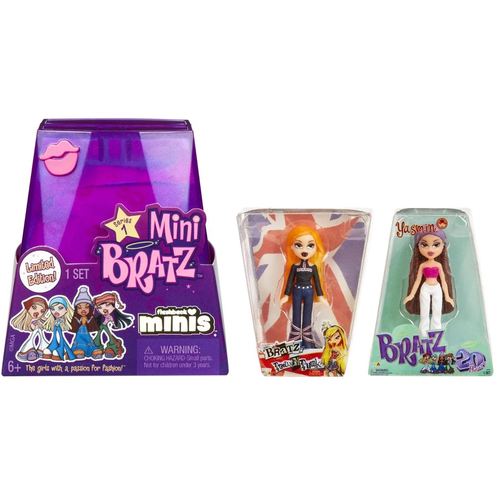 Bratz Minis Blind Pack with 2 Dolls and Display Case