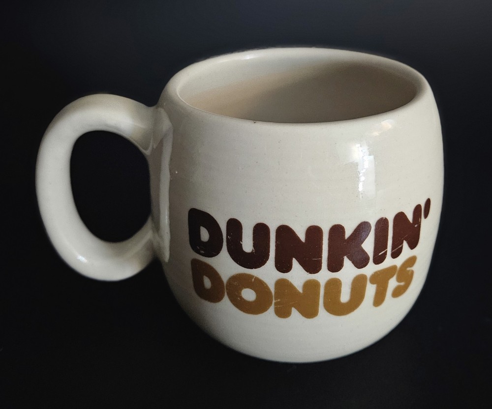 Vintage Dunkin' Donuts The Big One! Ceramic Coffee Mug 10 Oz