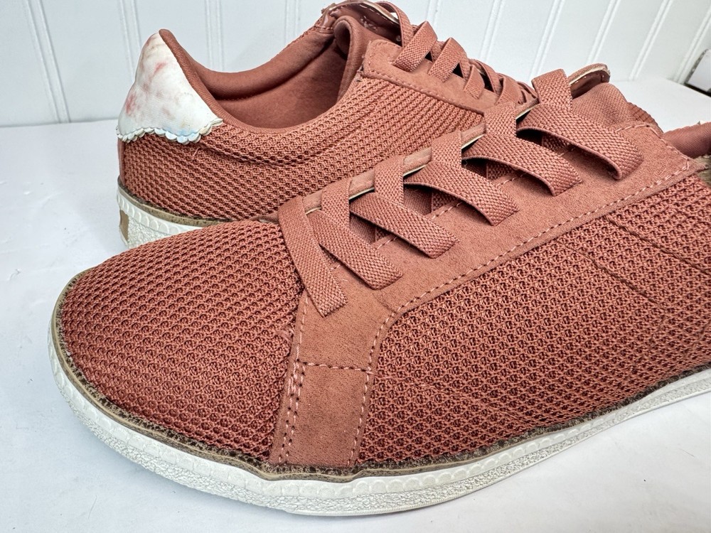 Dr Scholls Womens Seaside Comfort Sneaker Size 8.5 Coral Orange Terracotta