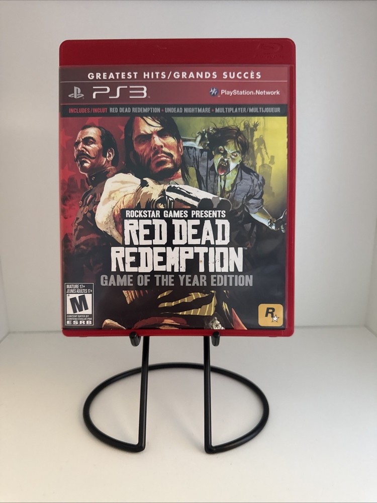 PS3 Red Dead Redemption Game of the Year Edition PlayStation 3 Includes Map