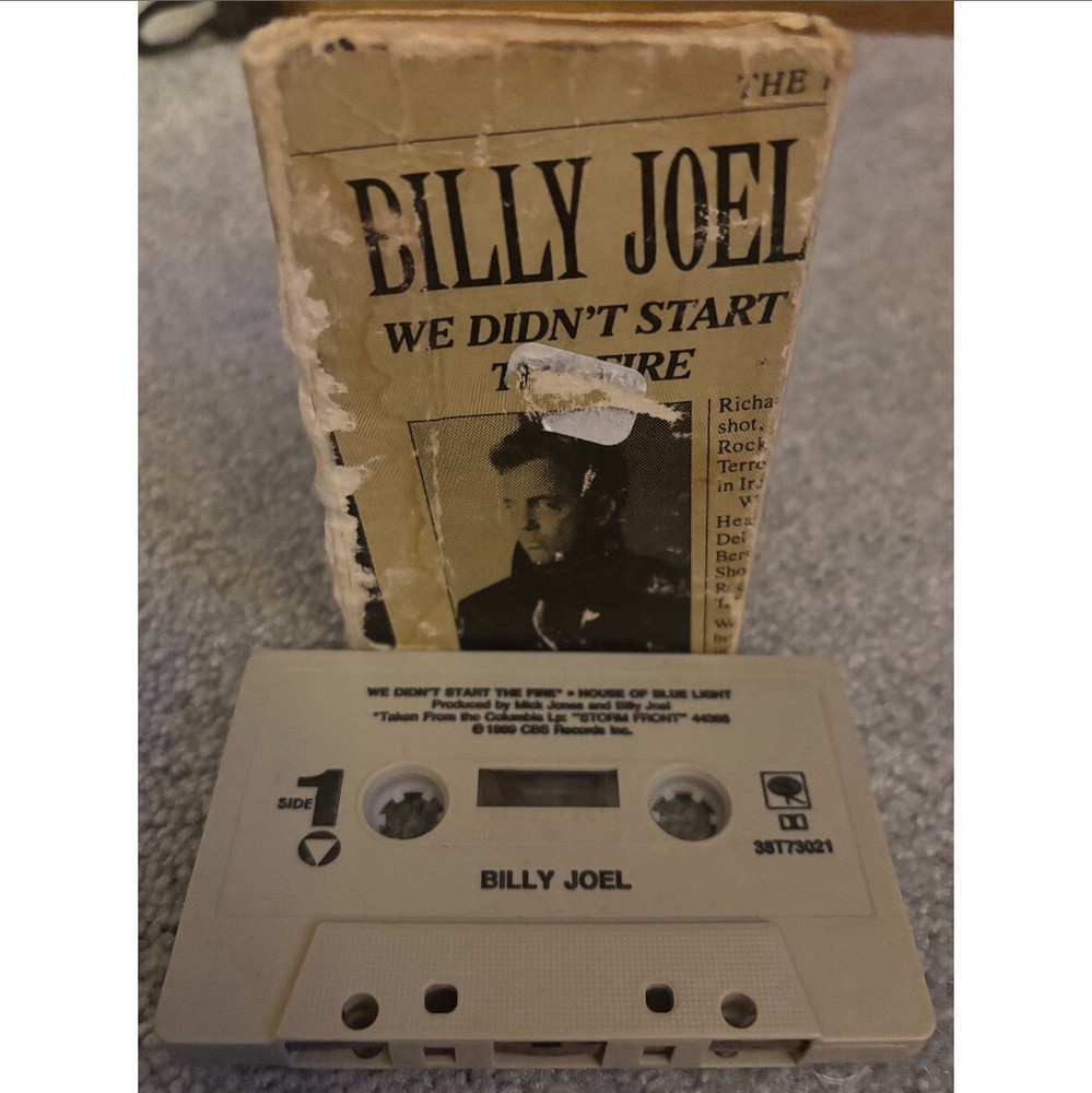 Billy Joel ‘We Didn’t Start The Fire’ 1989 Cassette Tape