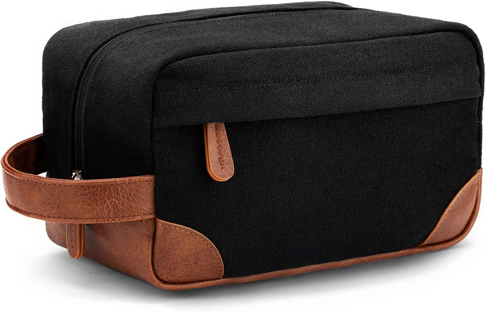 Vorspack Water-Resistant Hanging Toiletry Bag for Men - Canvas Shaving Dopp Kit