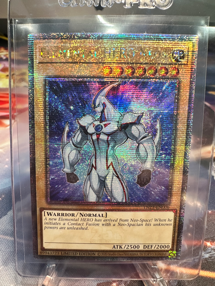 Elemental HERO Neos TN23-EN006 YuGiOh 25th Anniversary Tin Dueling Heroes Card