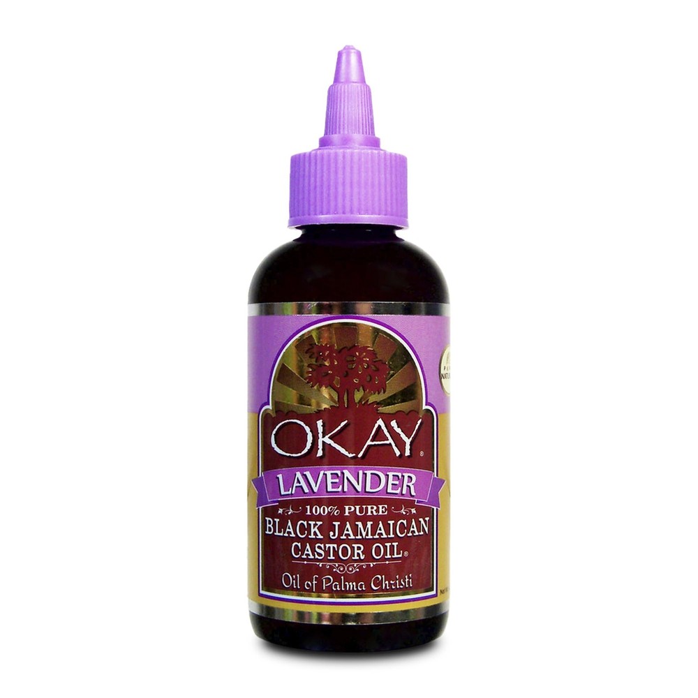 Okay Black Jamaican Castor Oil with Lavender for All Hair Types Grow Strong ...