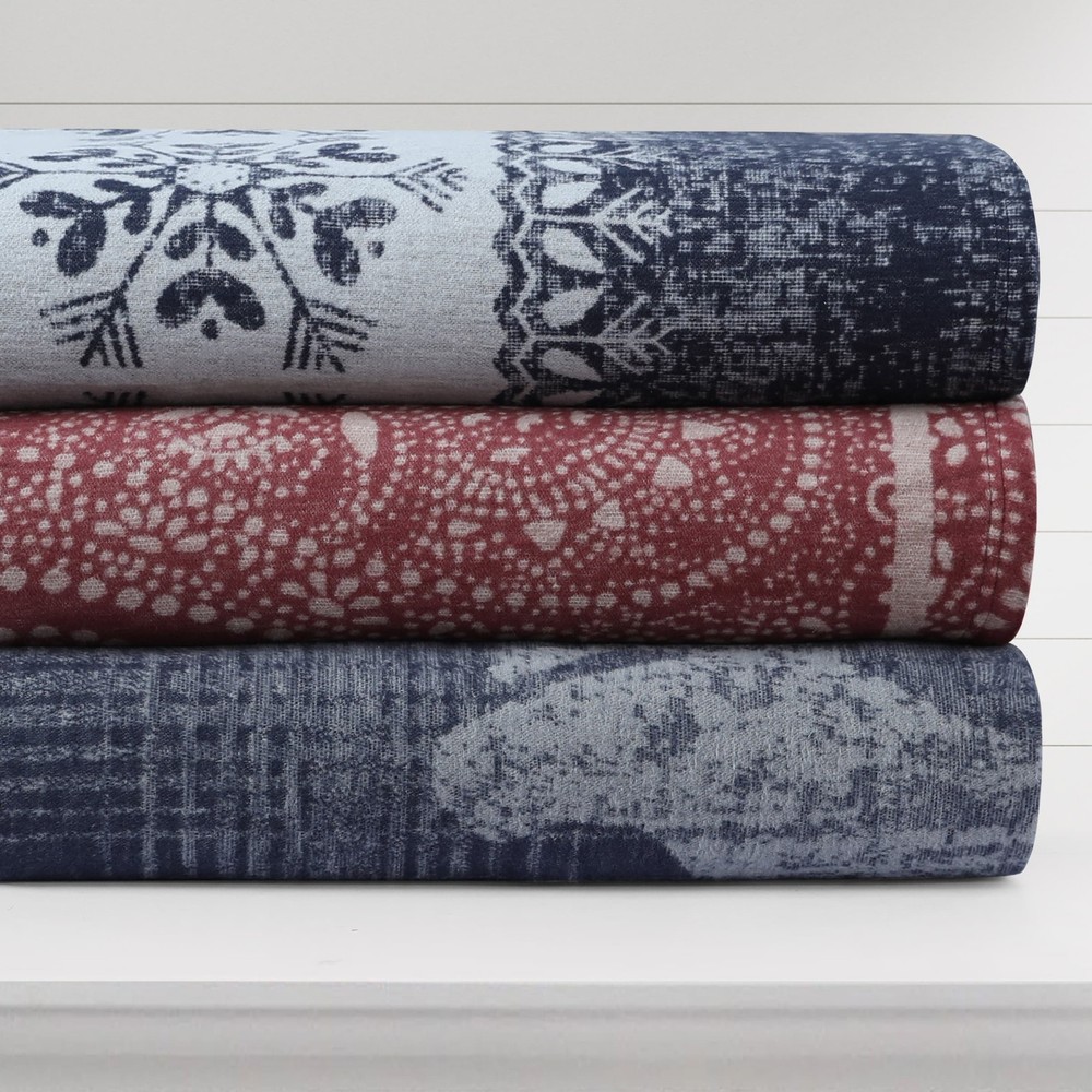 Tribeca Living German Yarn Dyed Organic Cotton Soft Cozy Throw Blanket