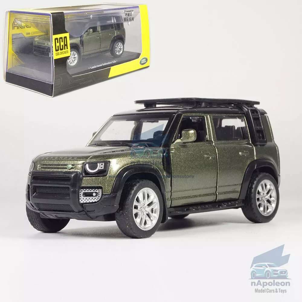 1:43 Land Rover Defender 110 Model Car Diecast Vehicle Gift Collection Green
