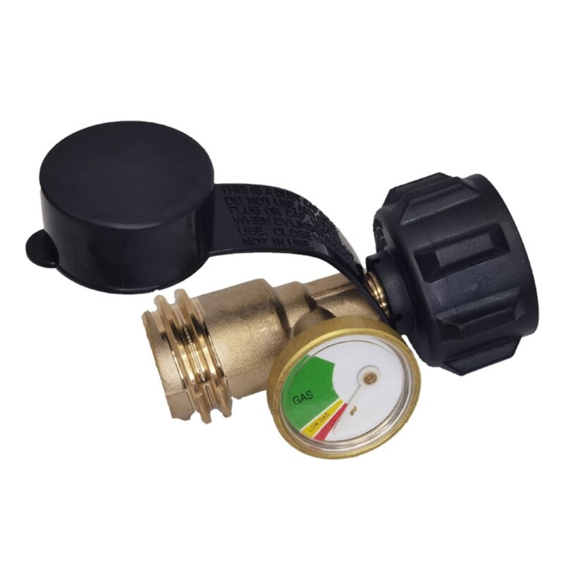 Precision Propane Tank Pressure Gauge with Level Reader