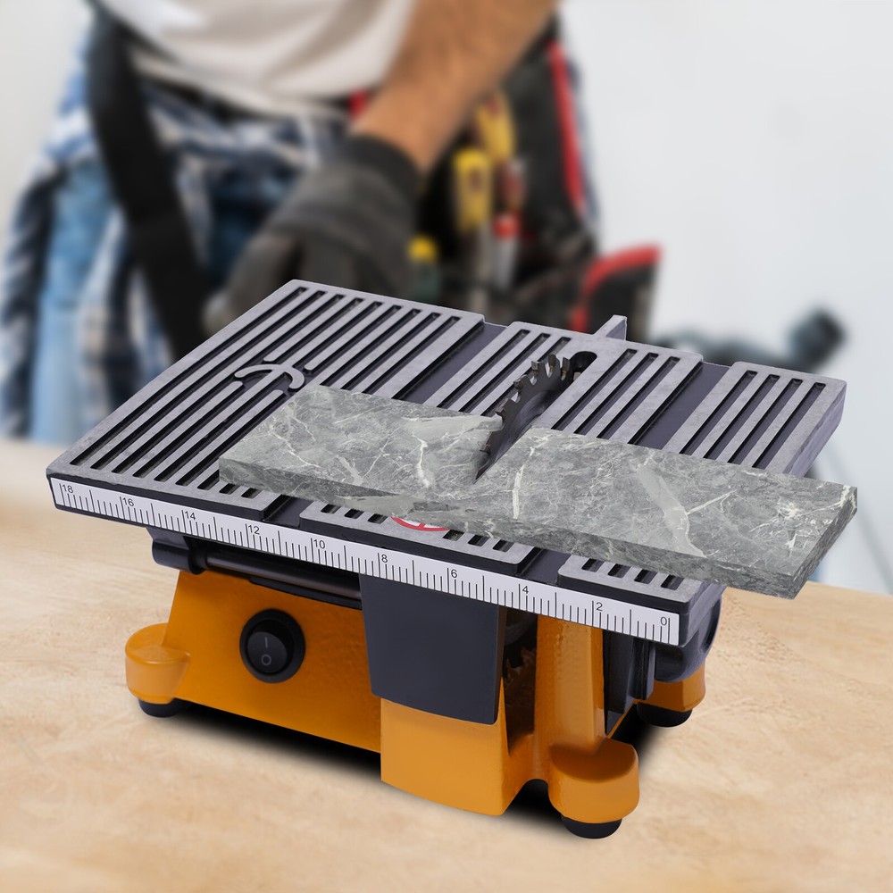 44-inch DIY Electric Table Saw for Metal and Wood Cutting - Lightweight Power Tool