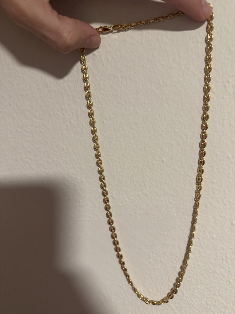 Solid 18K Gold Chain Necklace – Yellow Gold – Classic Link – Used