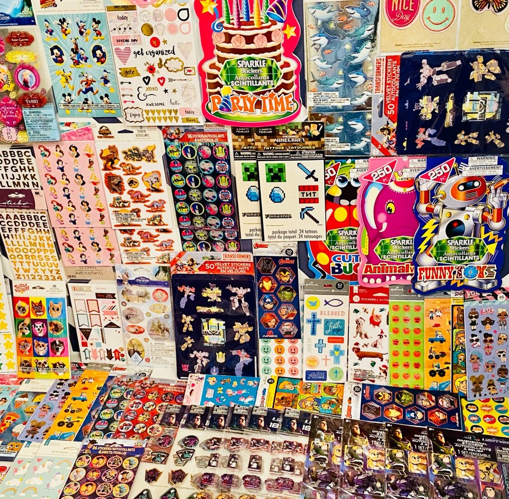 350+ Wholesale Sticker Lot Stickers