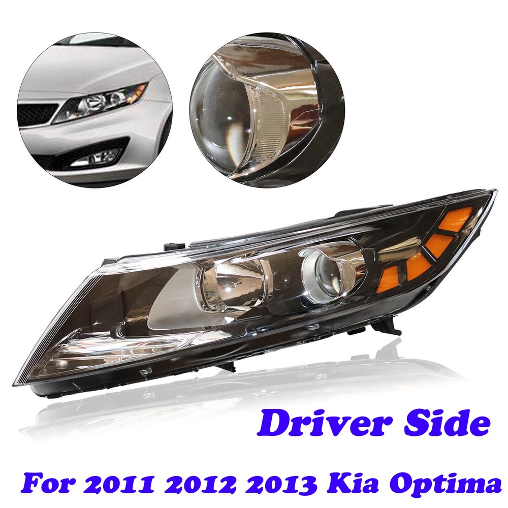 2011-2013 Kia Optima Left Driver Side Halogen Headlight Lamp LH