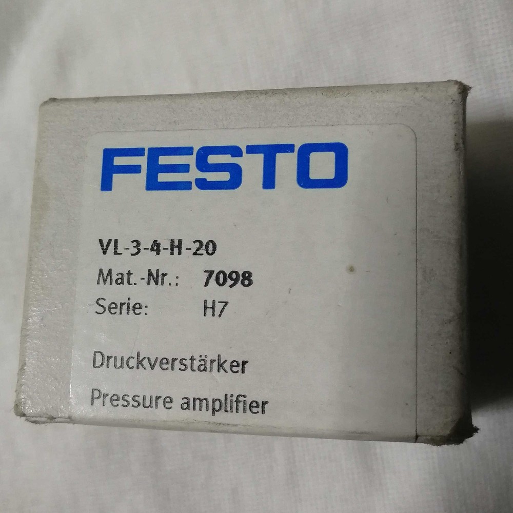 one New FESTO Pneumatic Valve VL-3-4-H-20 7098 Fast Delivery