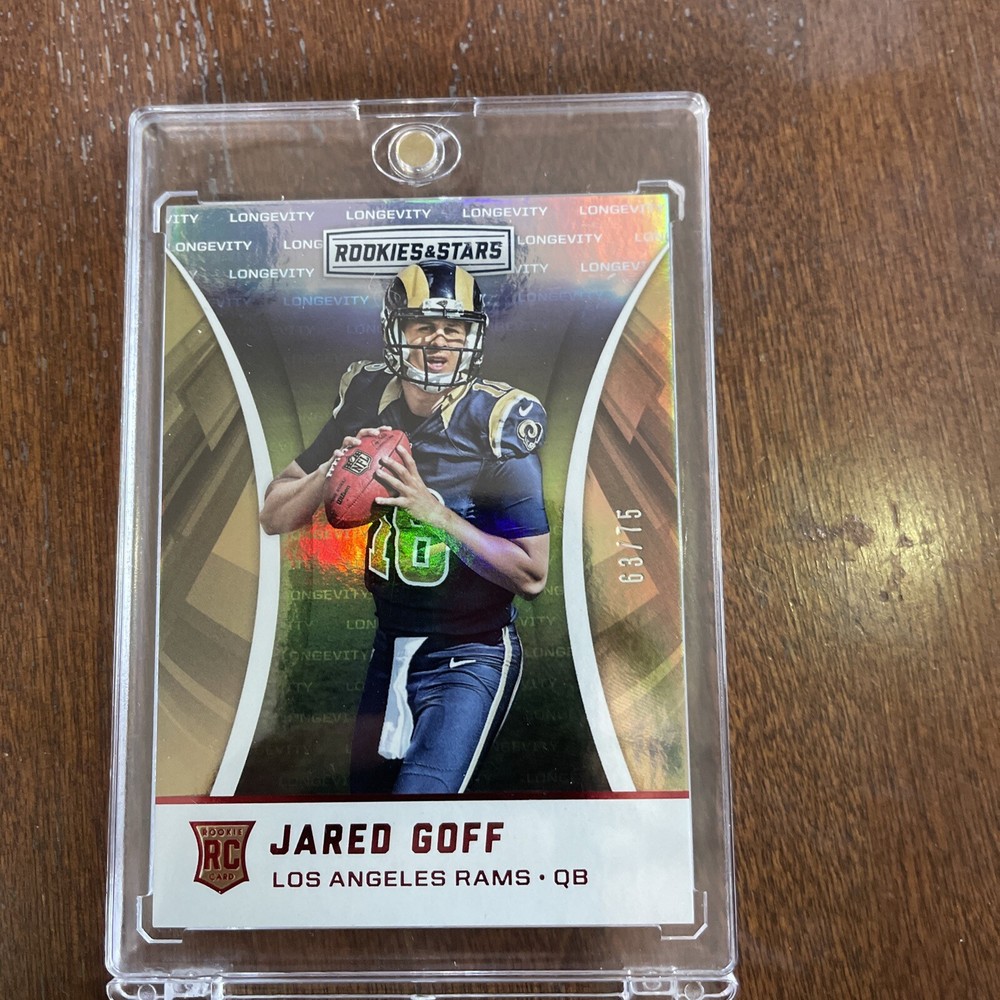 2016 Rookies and Stars Longevity #167 Jared Goff /75 Red Rookie (RC) Lions