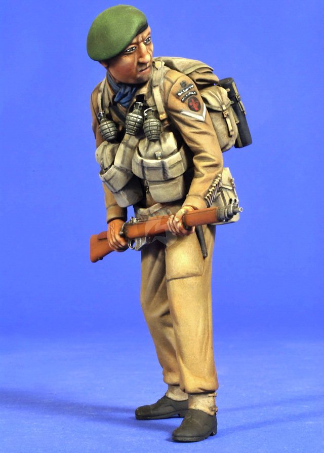 120mm British Commando WWII Resin Figure with Lee-Enfield Rifle 2703