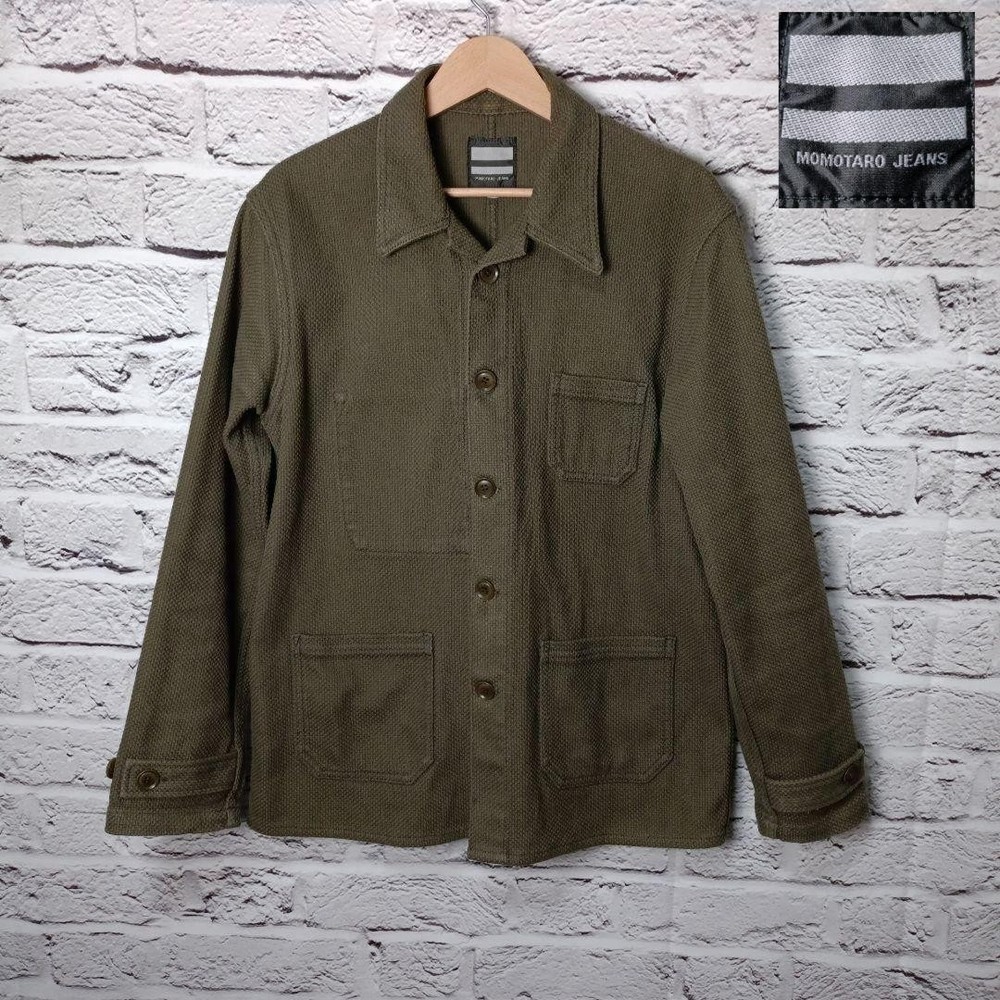 MOMOTARO JEANS Cotton Jacket Size 38 Made In Japan