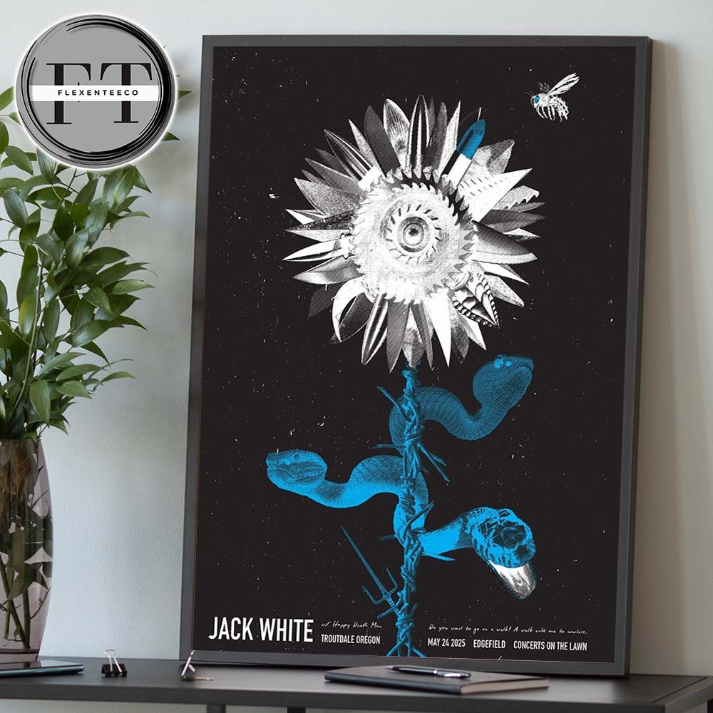 Jack White Live at McMenamins Edgefield May 24 2025 Concert Poster