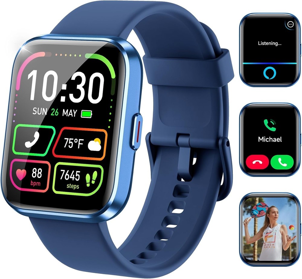 Smart Watches for Women with Bluetooth Call Fitness pink Android And ios System