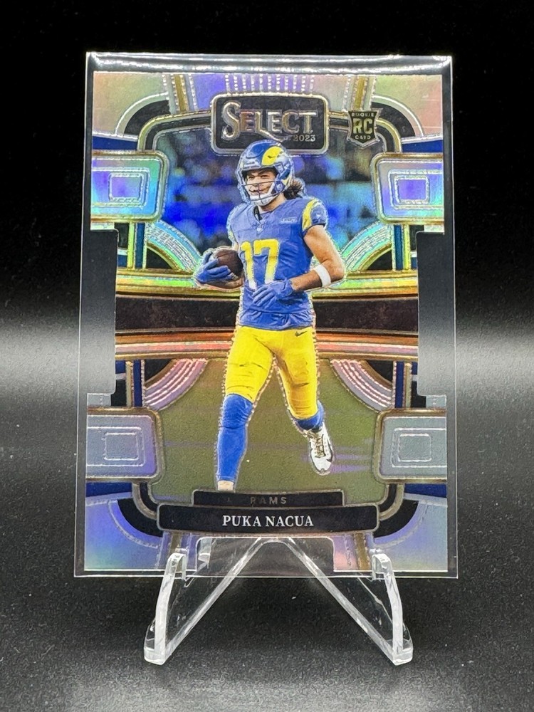 2023 Select Puka Nacua Silver Concourse Level Die Cut Rookie RC #56 Rams