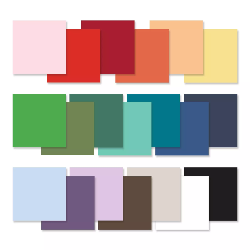 Creative Memories Rainbow Cardstock Sampler Pack (20/pk)