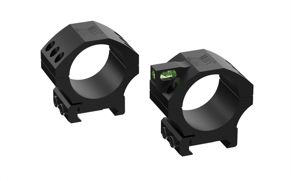 Monstrum Next Level Scope Rings with 30mm Diameter and Integrated Bubble Level
