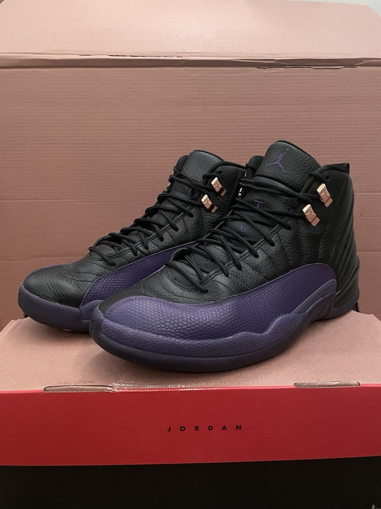 Size 11.5, Air Jordan 12 Retro Black/Field Purple
