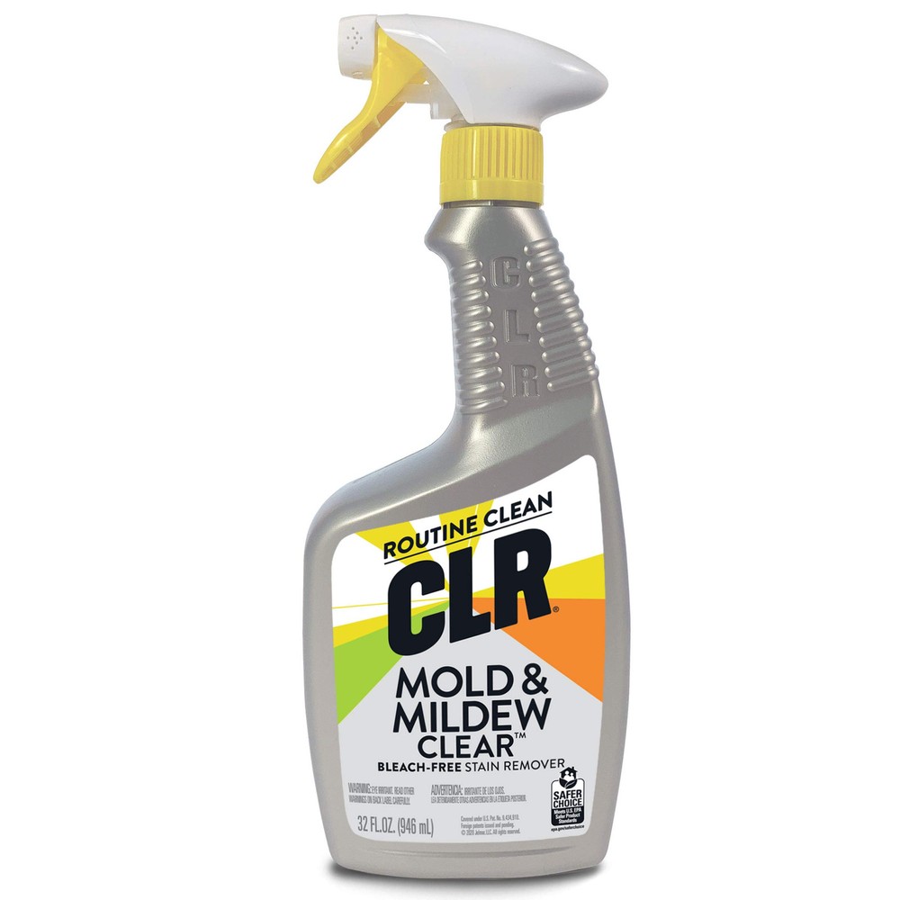 Mold & Mildew Clear, Bleach-Free Stain Remover Spray | Works on Fabric, Wood,...