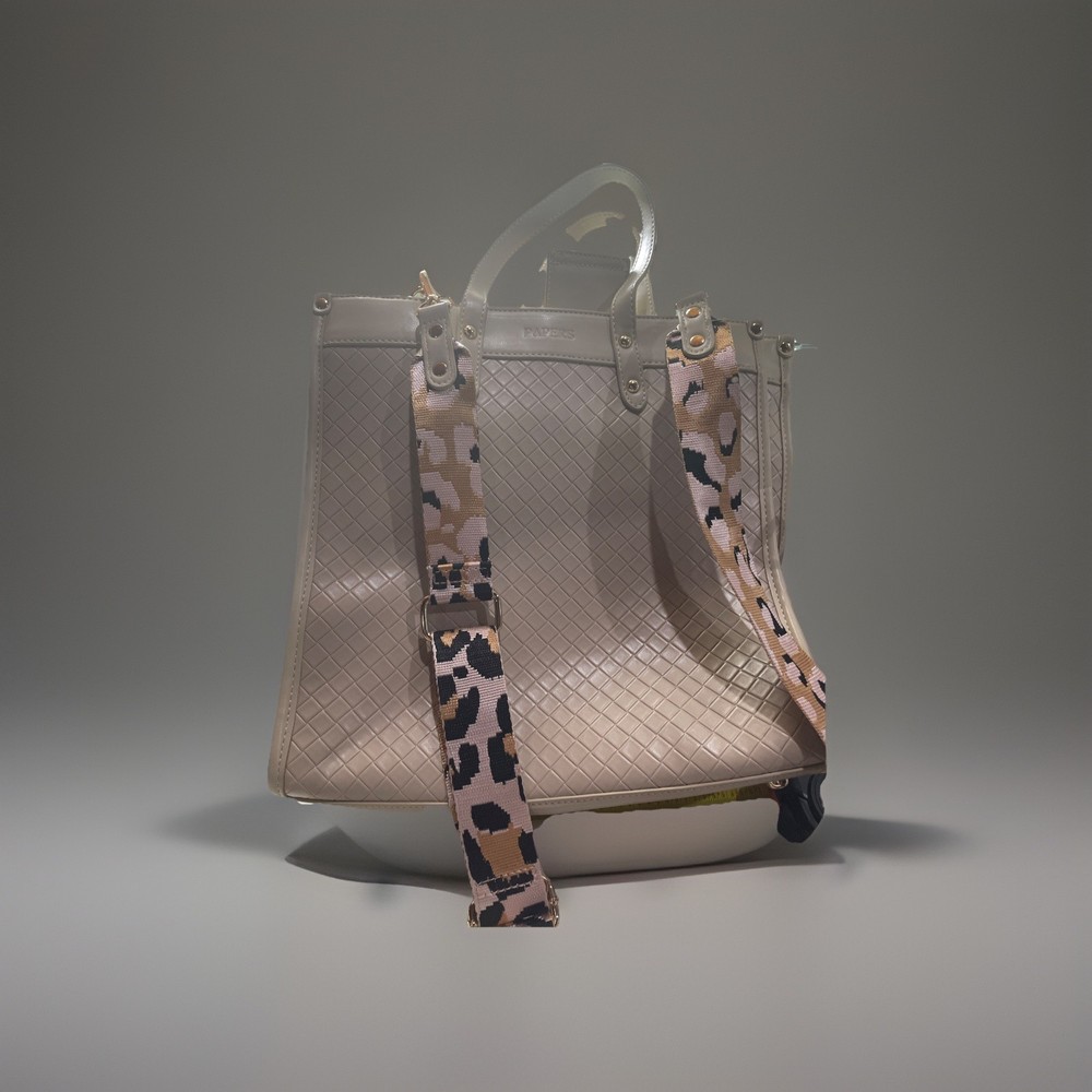 Paper Brand Faux Leather Handbag