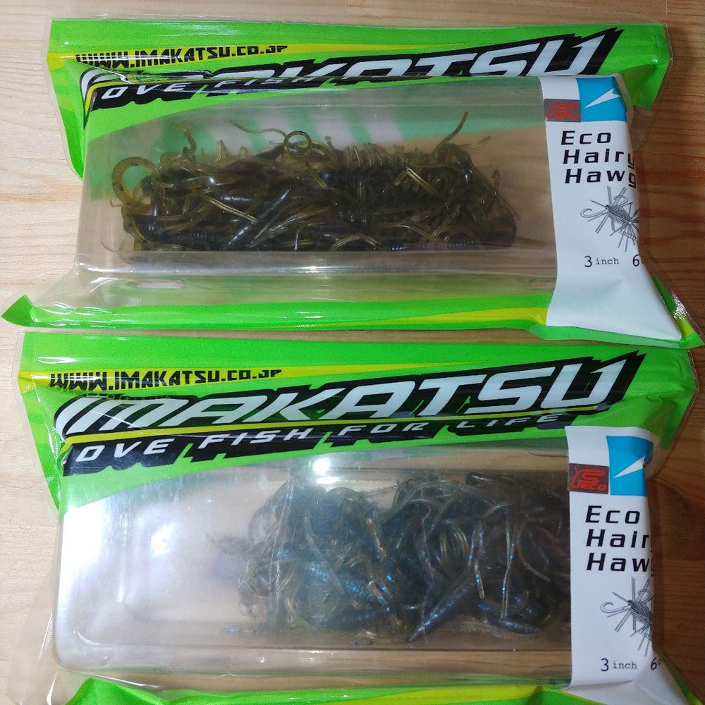 Fishing Lure Eco Hearry Hog Imakatsu Hairy 3 Inch