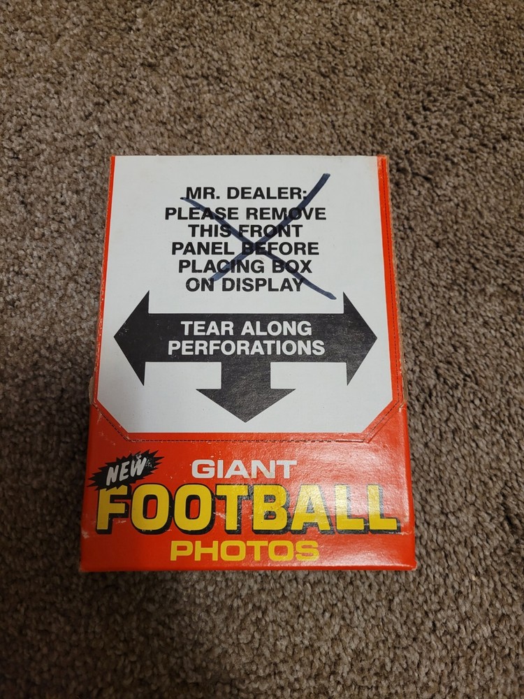 1980 Topps Giant 5x7 Football Photos 48 Count Unopened