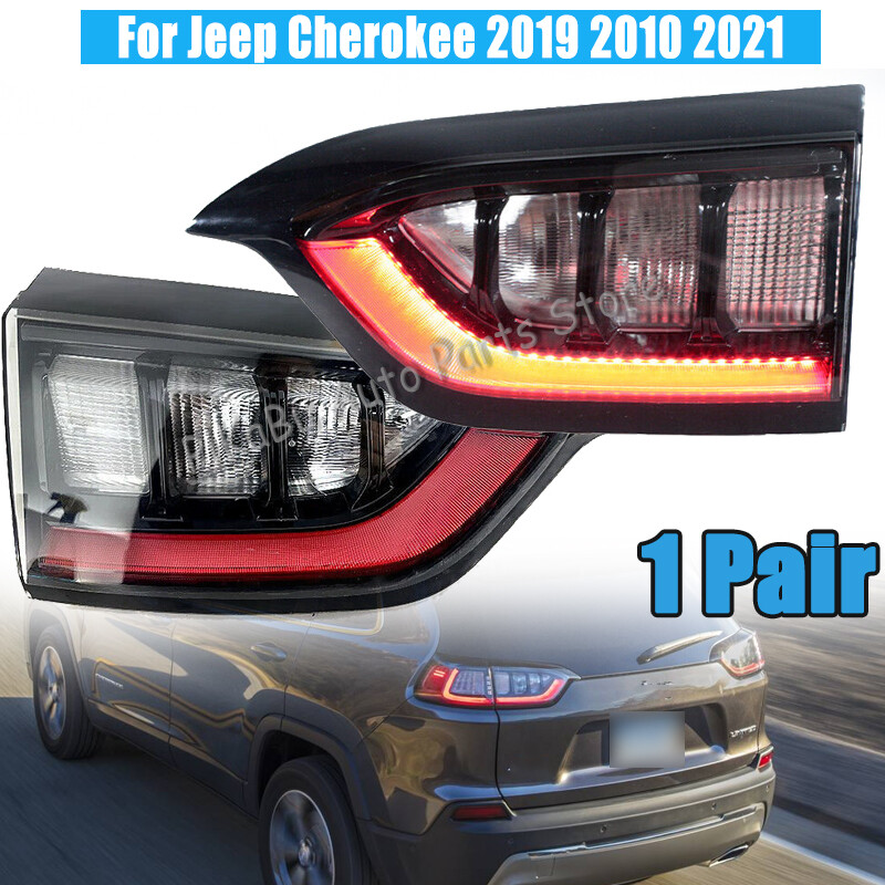 Left Right Inside Rear LED Tail Light Brake Lamp For Jeep Cherokee 2019-2021