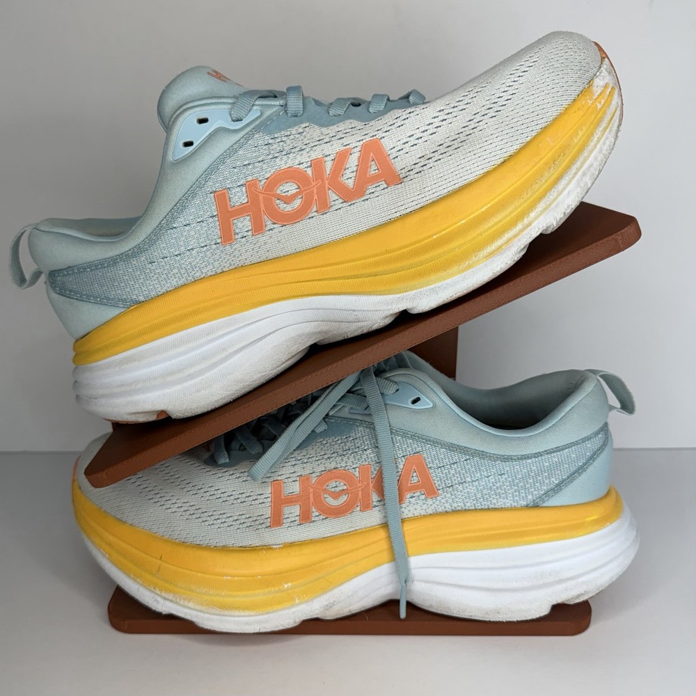 HOKA ONE ONE Bondi 8 Size 9B Summer Song Blue Women’s Running shoes