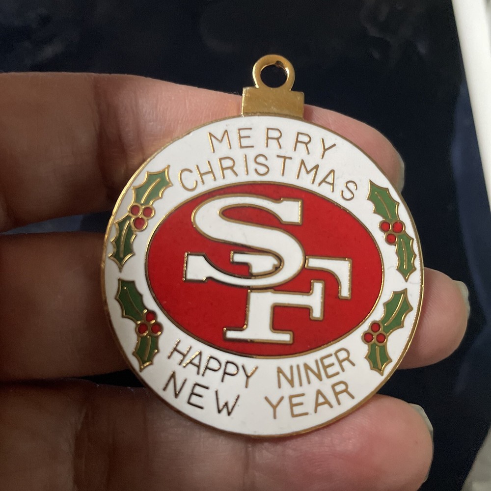 Vintage San Francisco Forty-niners Football Pin Christmas