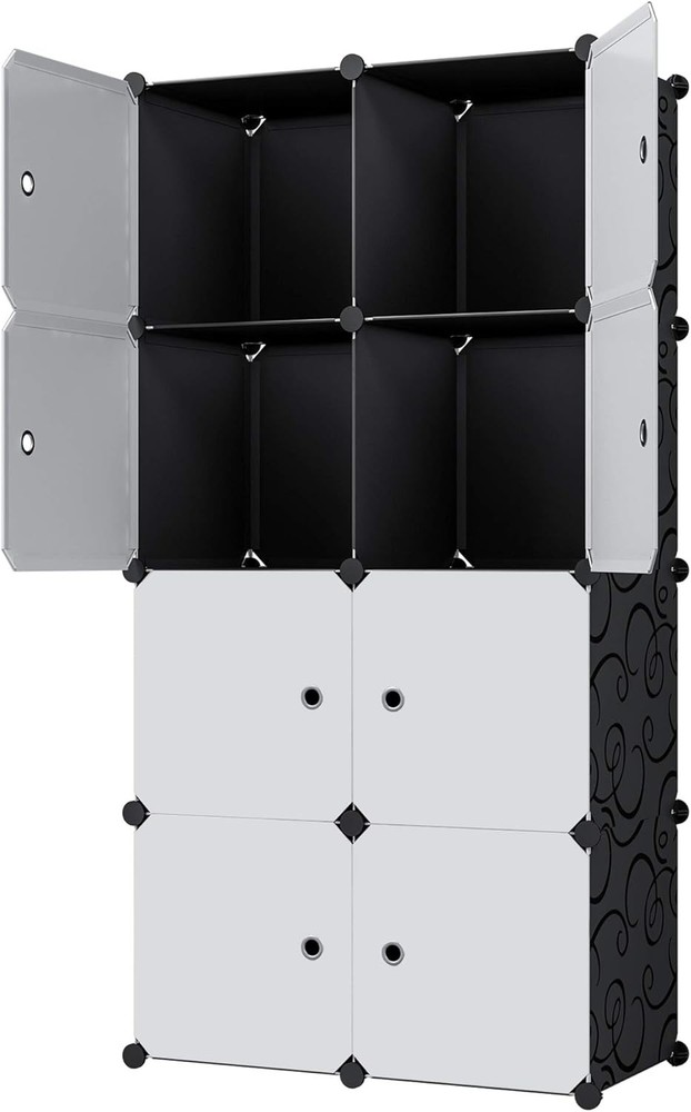 14x18 Large Cube Storage Organizer with 8 Cubes for Shelving