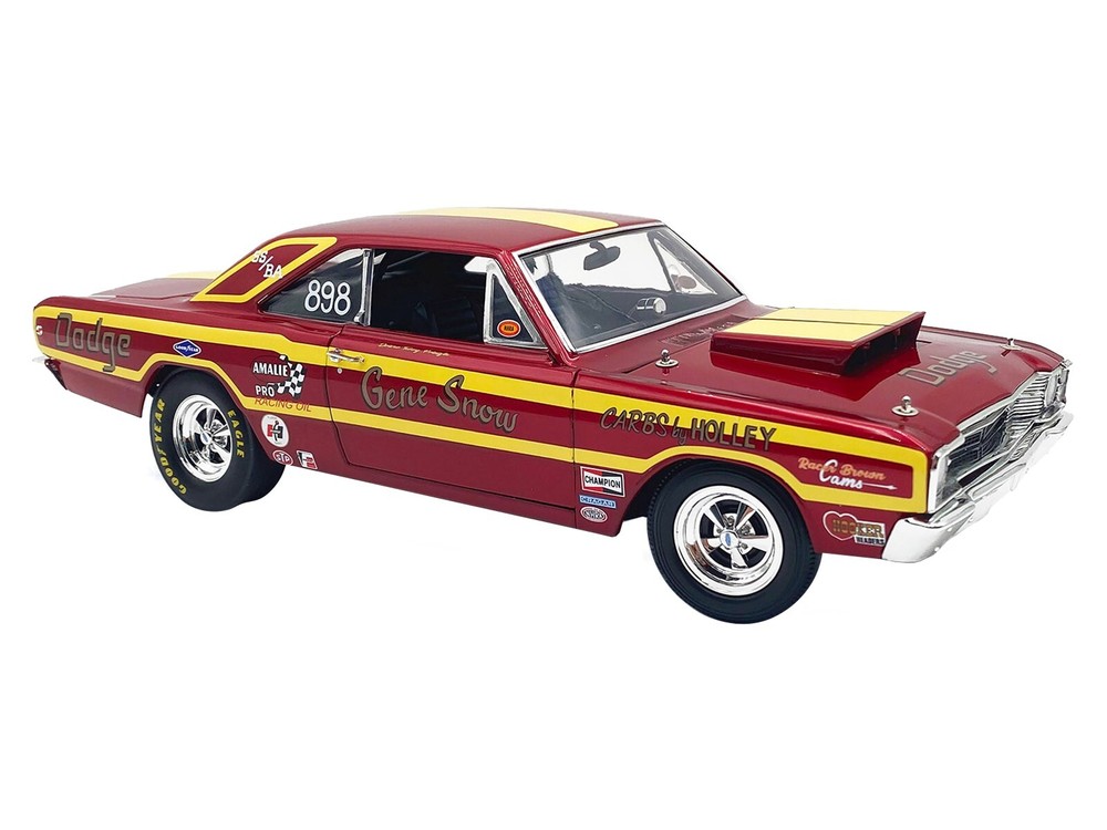 1968 DODGE DART SUPER STOCK #898 GENE SNOW 1/18 DIECAST MODEL BY ACME A1806410