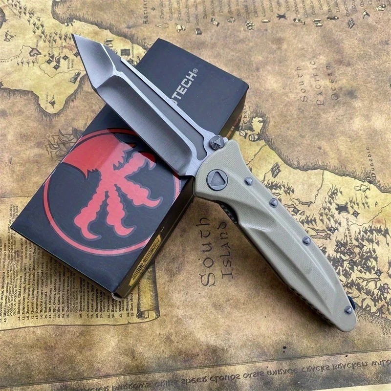 D2 Steel Folding Knife G10 Handle Survival & EDC Tool for Men