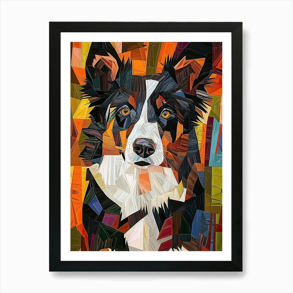 Border Collie 7 Art Print Framed Wall Art Poster Canvas Print Picture