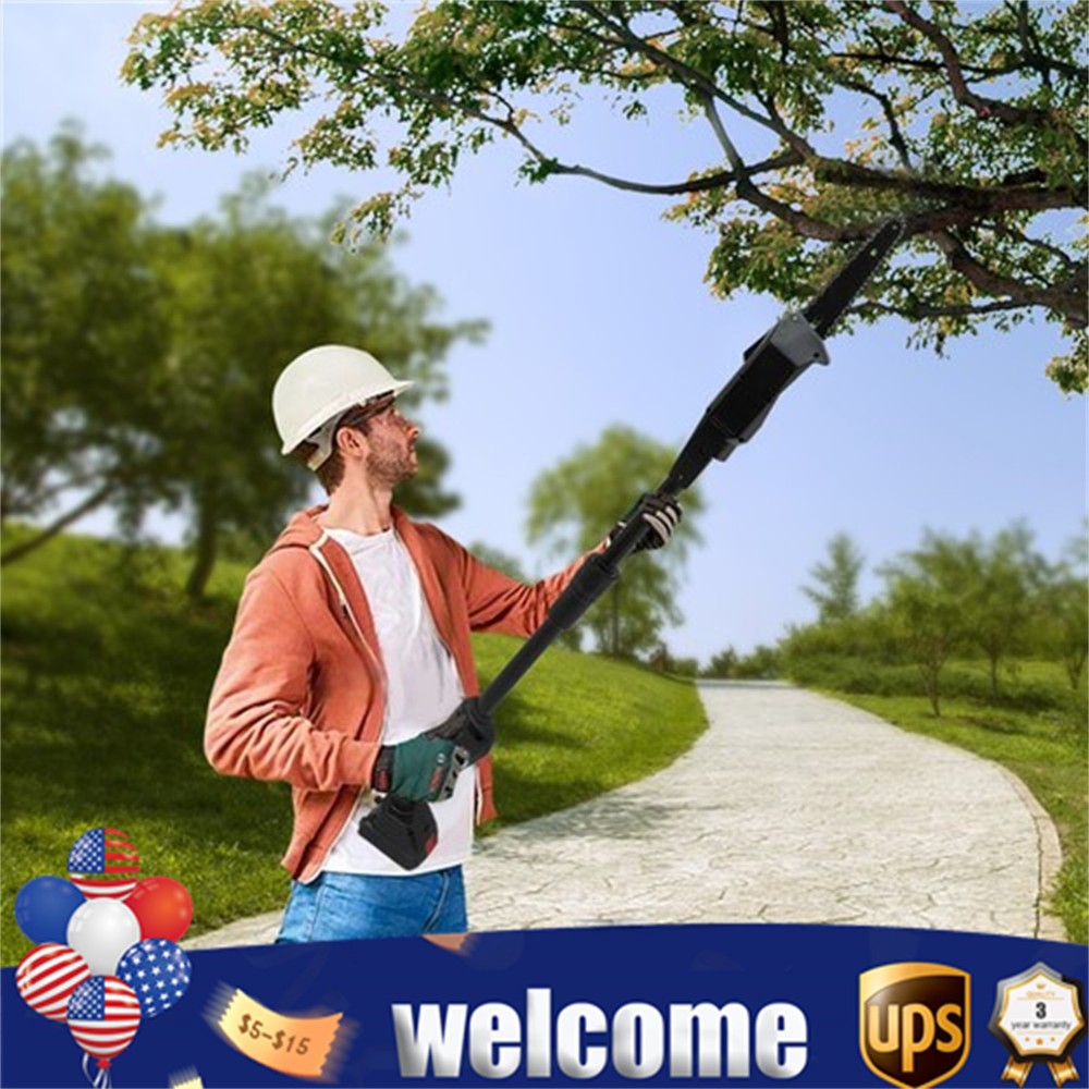 Electric Pole Chain Saw for Tree Trimming and Pruning Garden Tools