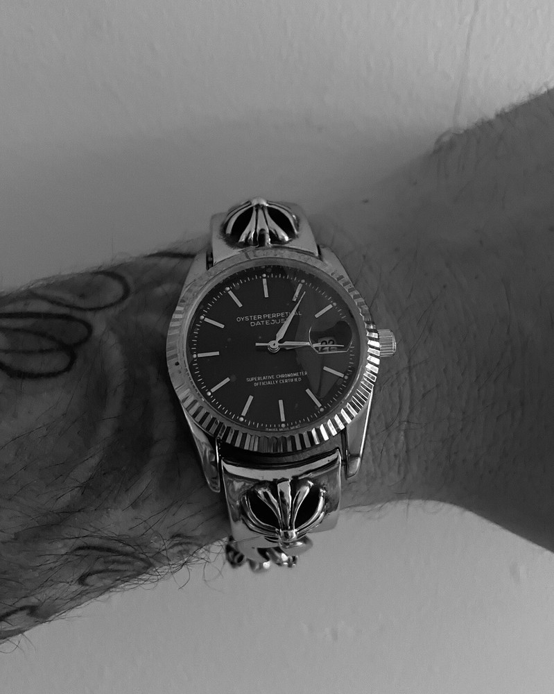 Chrome Hearts STYLE Watch Bracelet Quartz Watch- Silver, Black, Blue or Red