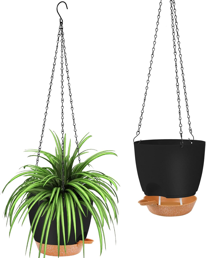 Hanging Planters for Indoor Plants, 8 Inch Hanging Planter, Self Watering Plant