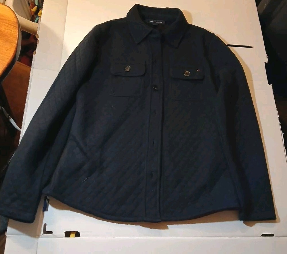 Tommy Hilfiger Dark Blue Black Quilted Puffer Jacket for Men