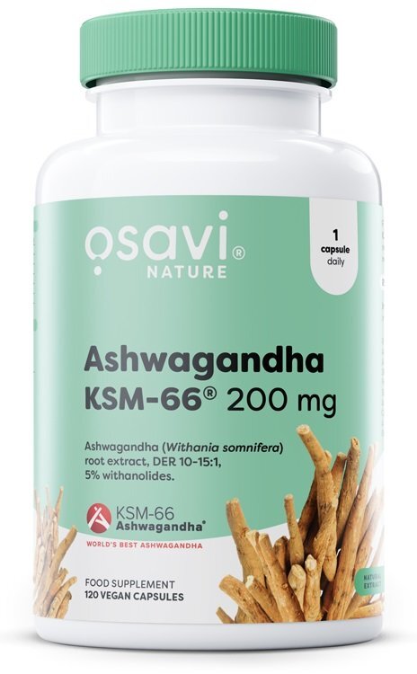 Ashwagandha KSM-66® 200mg - 120 Capsules