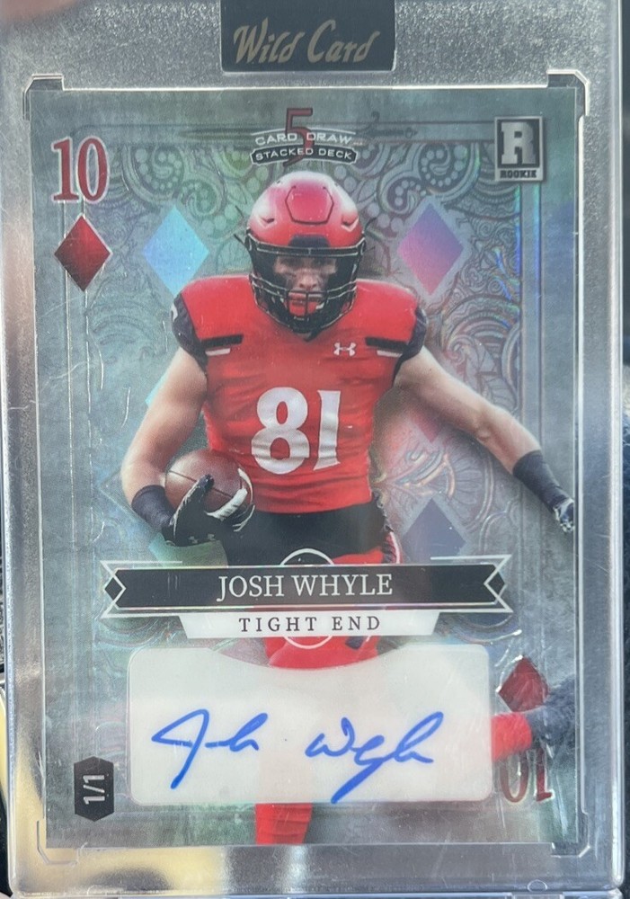 2023 JOSH WHYLE AUTO 1/1 Wild Card 5 Card Draw