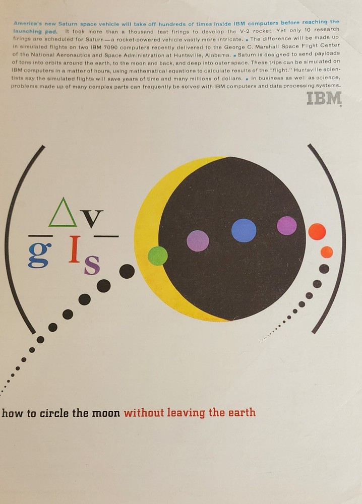 IBM Computers Magazine Ad Vintage Print Advertisement Display Wall Art