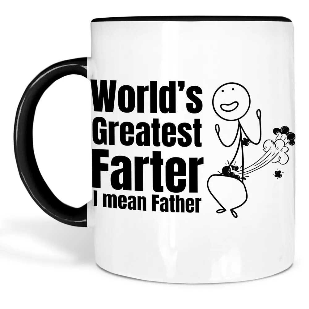 ¡DIVERTIDO DÍA DEL PADRE MEJOR PAPÁ DEL MUNDO! TAZA REGALO PARA PAPÁ TAZA DE CAFÉ PAPÁ