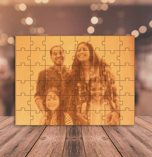 Custom Made Wooden Puzzle, Picture Personalized Gift Idea