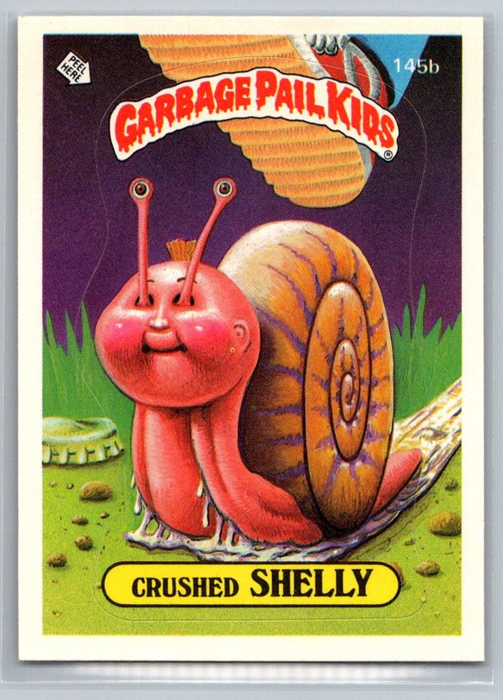 1985 Topps Garbage Pail Kids Series 2 #145b Crushed Shelly Card