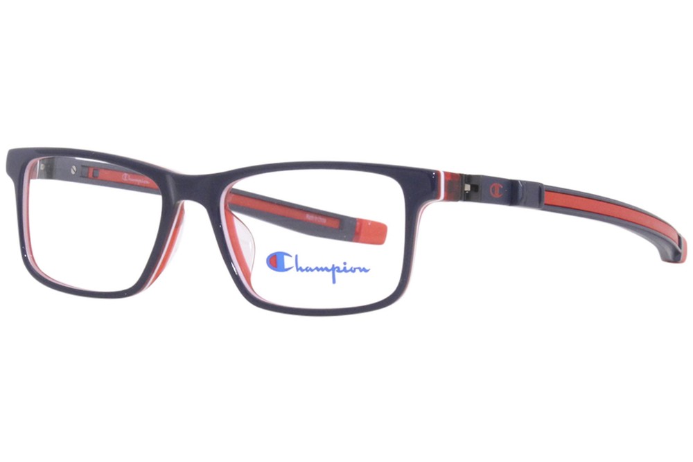 Champion Grab C02 Eyeglasses Frame Youth Boy's Navy/Red Full Rim 46mm