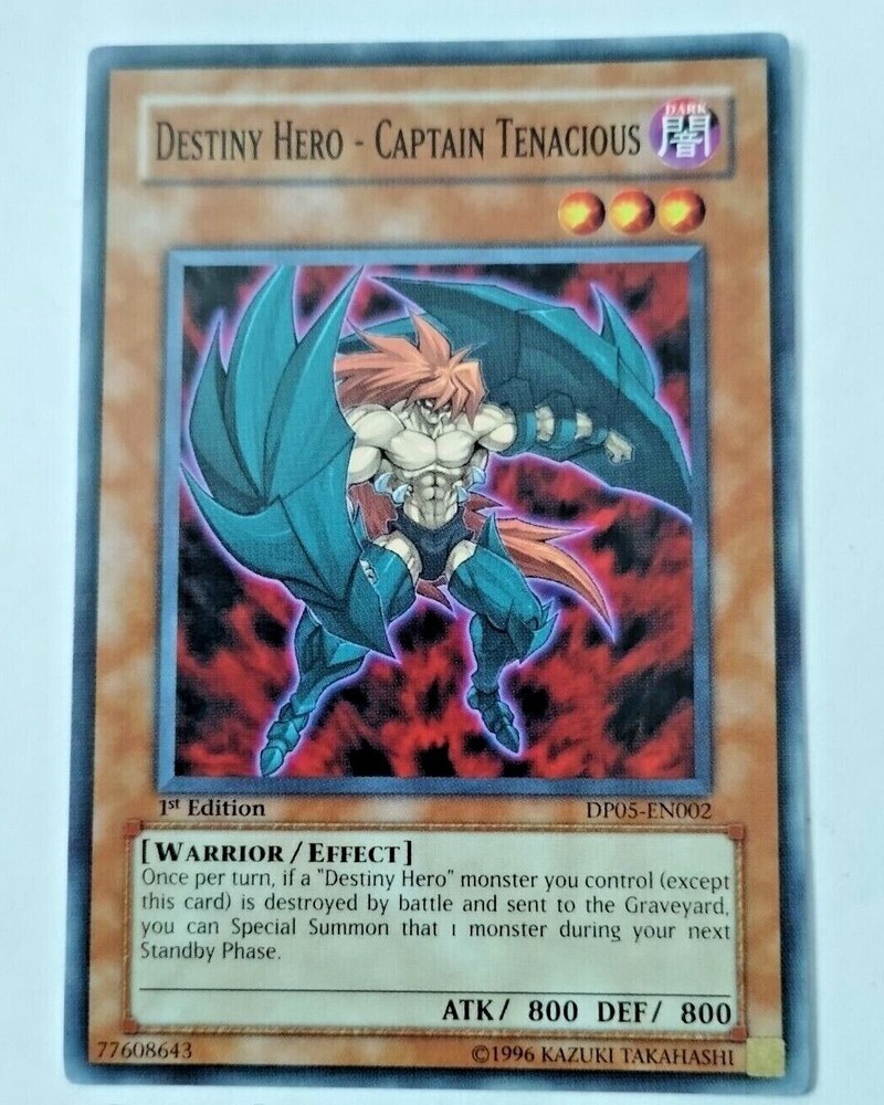 Destiny Hero - Captain Tenacious DP05-EN002 - Aster Phoenix - 1st Edition