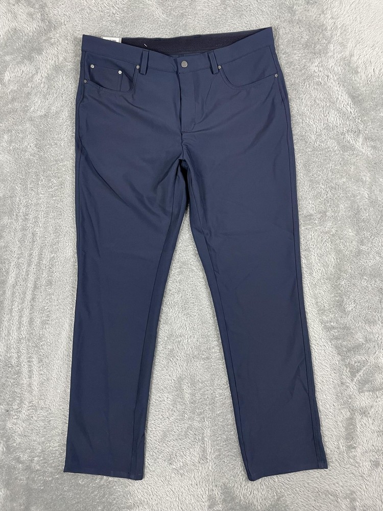 Greg Norman Pants Mens 36x32 Navy Golf Performance Stretch Casual Wear